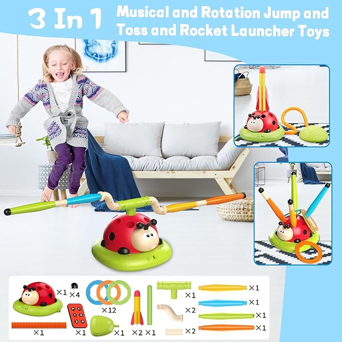 3-in-1 Ladybug Exercise Machine