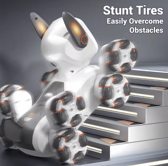 8‑Wheel Multi‑Functional RC Robot Dog