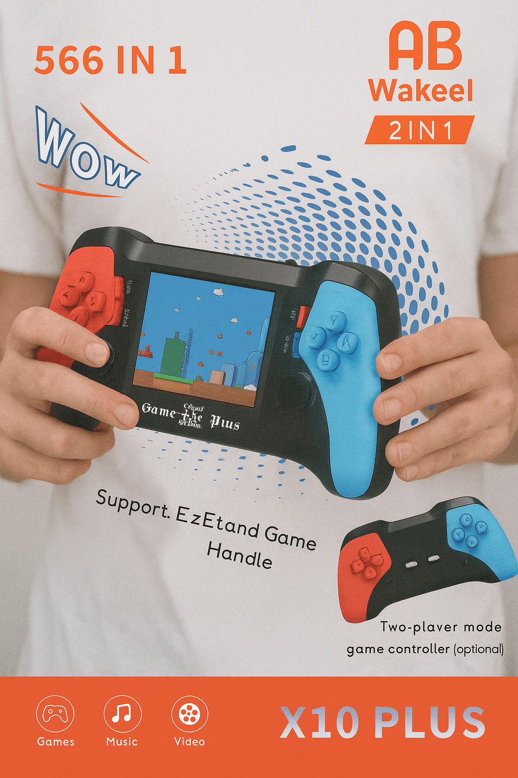 AB Wakeel - 2-in-1 Handheld Game