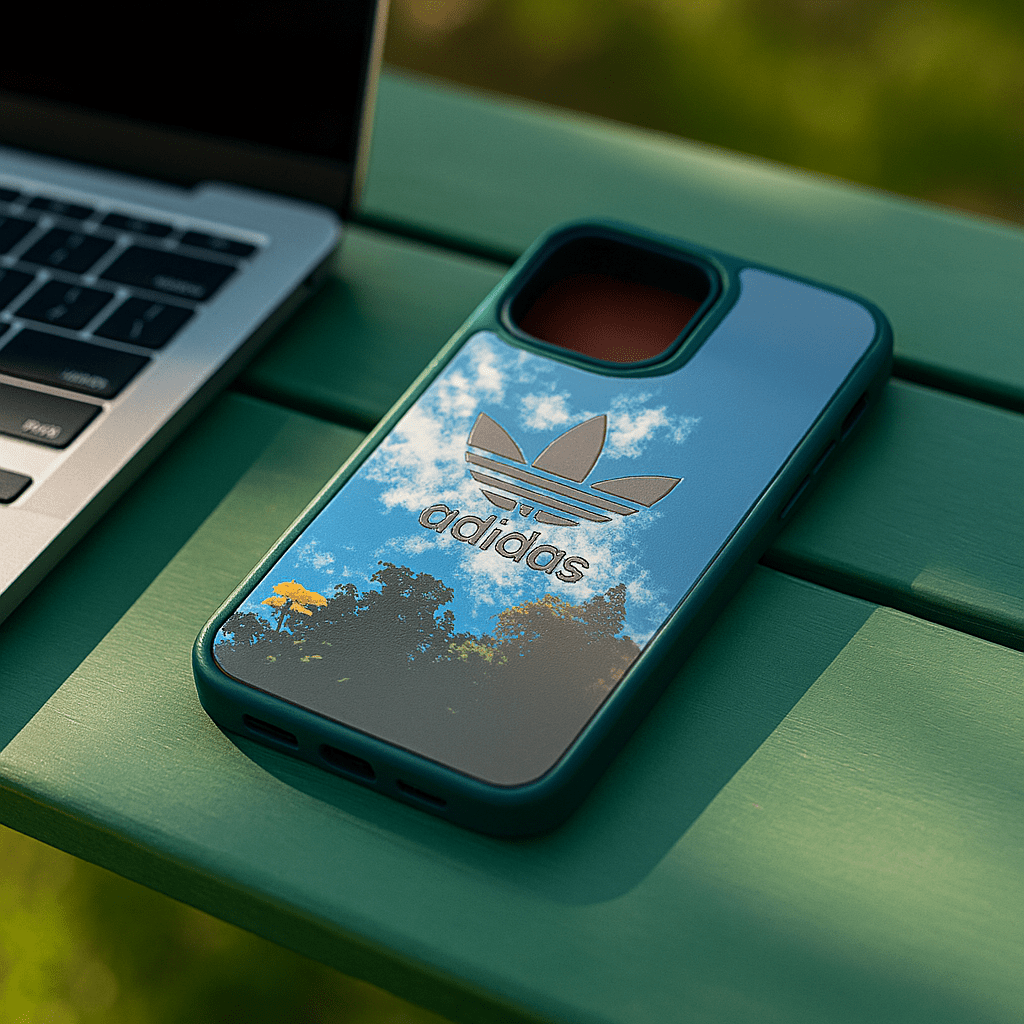 Adidas Trefoil Sky‑Vista Protective iPhone Case