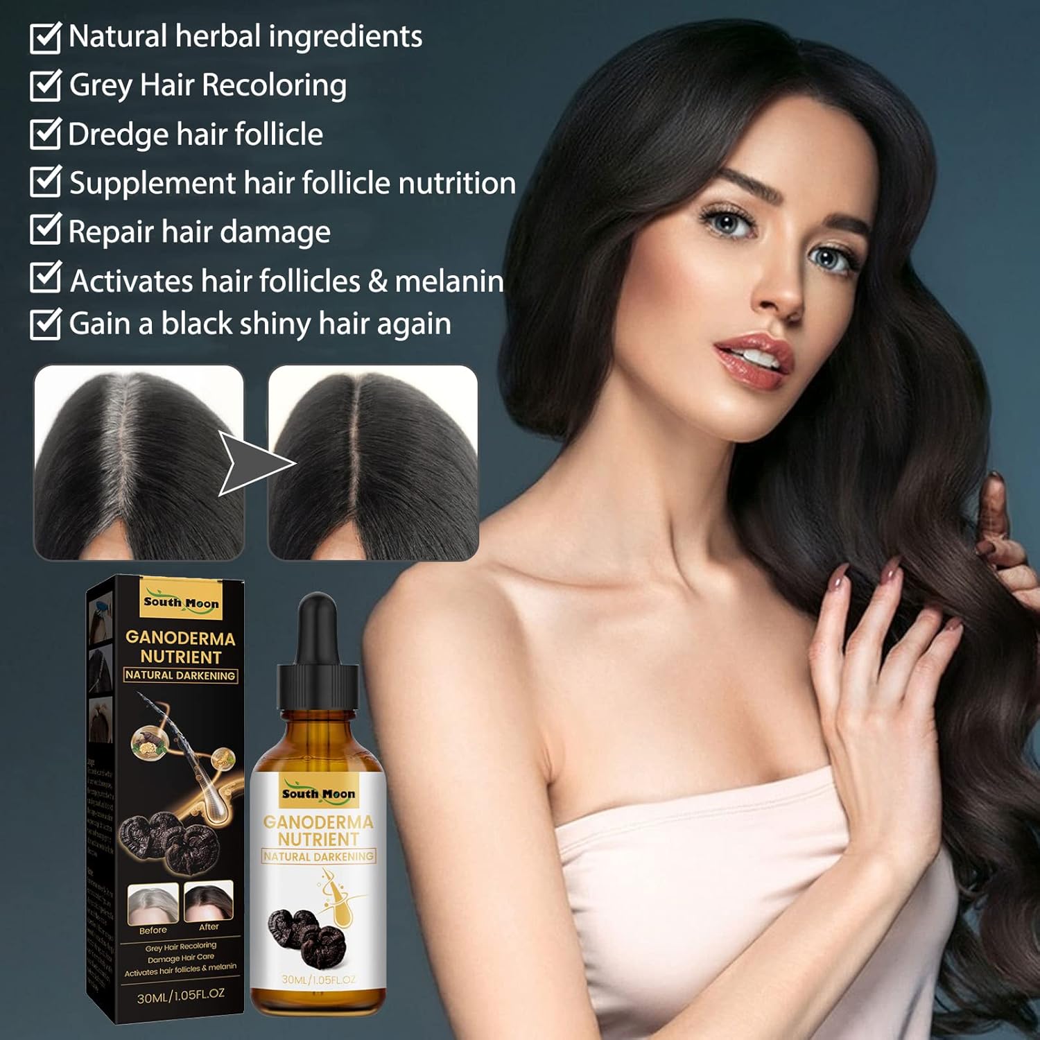 Beauty Lights Hair Darkening Batana Oil (Original)