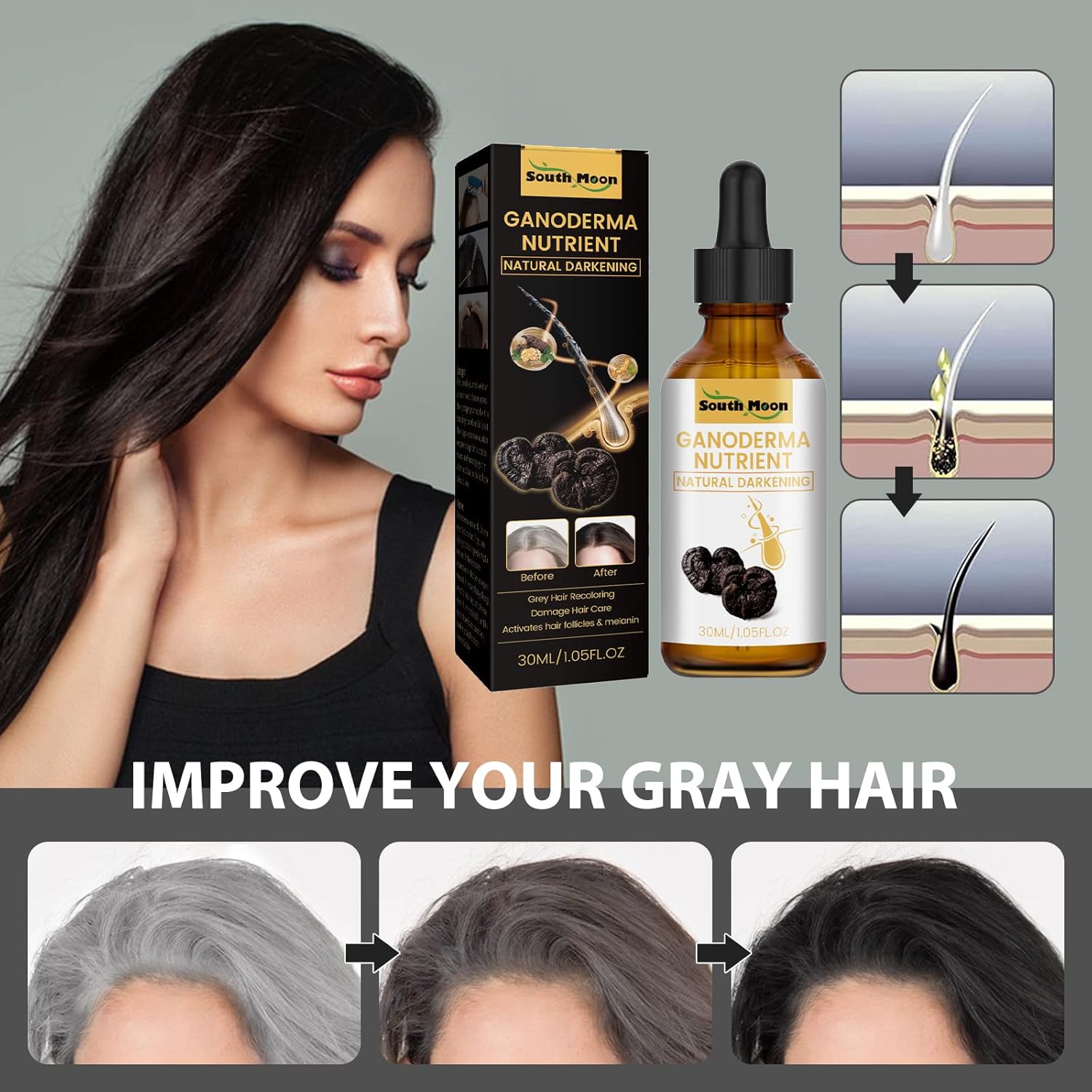 Beauty Lights Hair Darkening Batana Oil (Original)