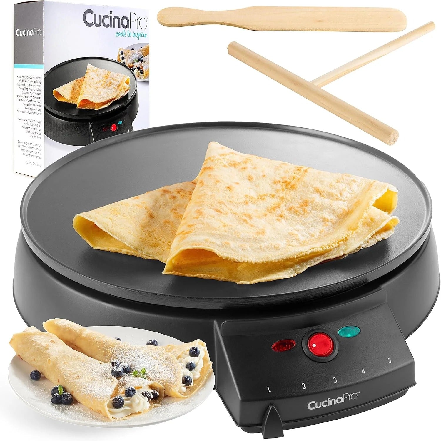 CucinaPro - Electric Crepe Maker