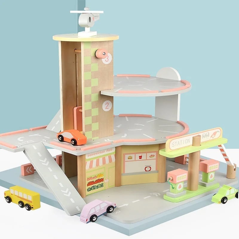  Parking  Lot Playset for Kids ©